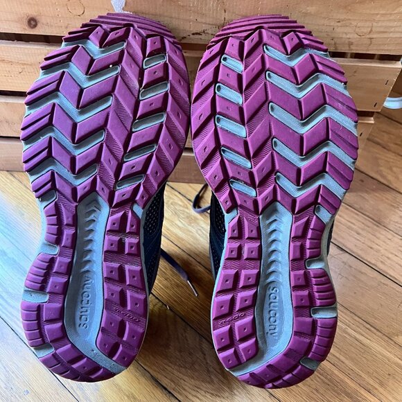 Saucony Size 10W Grey Pink Cohesion 11 S10433-3 Athletic Running Shoes Sneakers - Picture 7 of 9